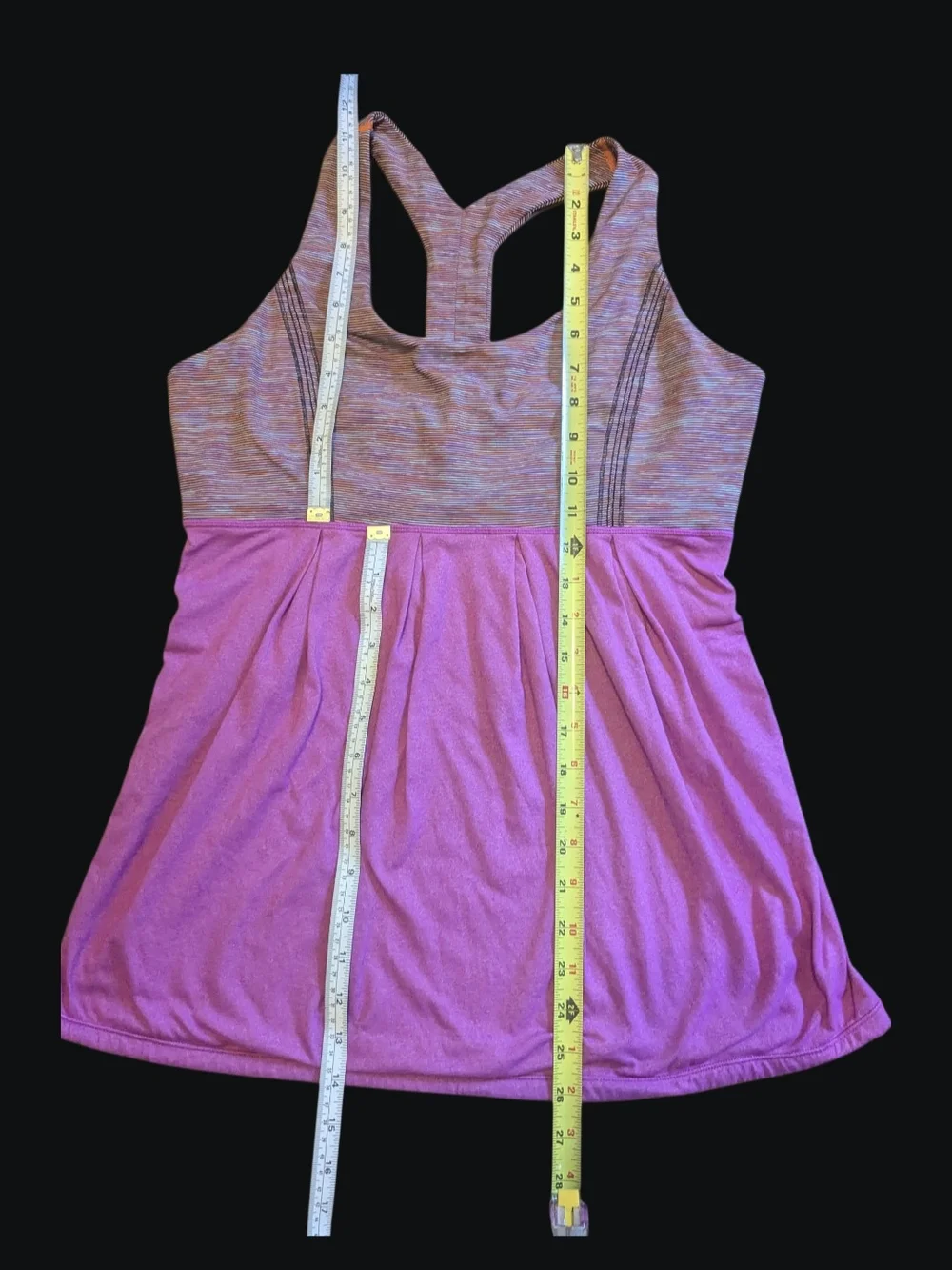 LULULEMON POWER DANCE TANK - Size -12 - *NO SIZE TAG* Shelf Bra - Workout - Picture 9 of 11